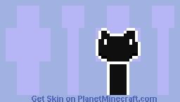 black cat Minecraft Skin