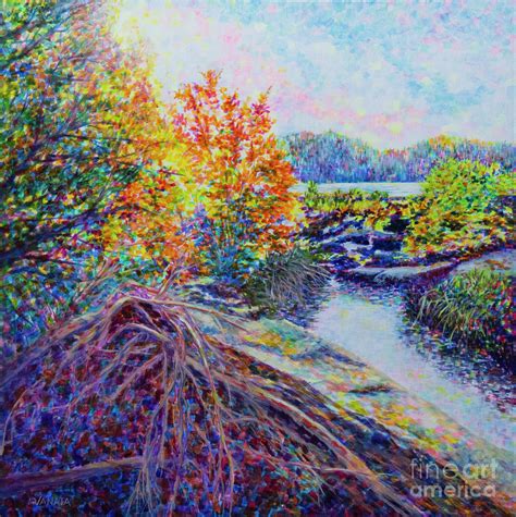 Beaver Habitat Painting by Vanaja's Fine-Art - Fine Art America