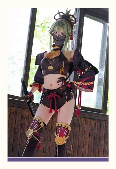 US$ 96.99 - Genshin Impact Kuki Shinobu Cosplay Costume - www.cosplaylight.com