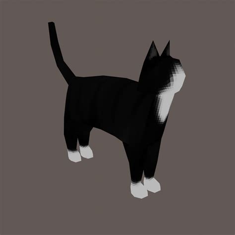 Low Poly Cat 3D Model - TurboSquid 2125649