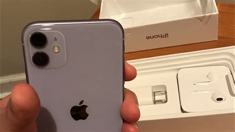 iPhone 11, 64GB, Purple, Unboxing - YouTube