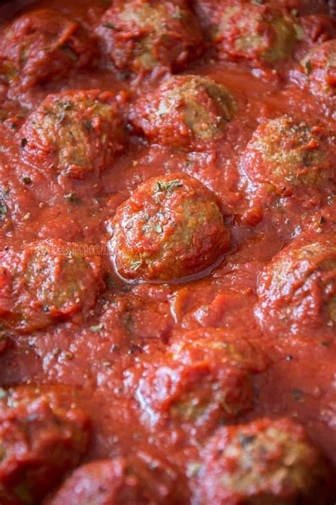 Polpette (Italian Meatballs In Rich Tomato Sauce) - Italian Recipe Book