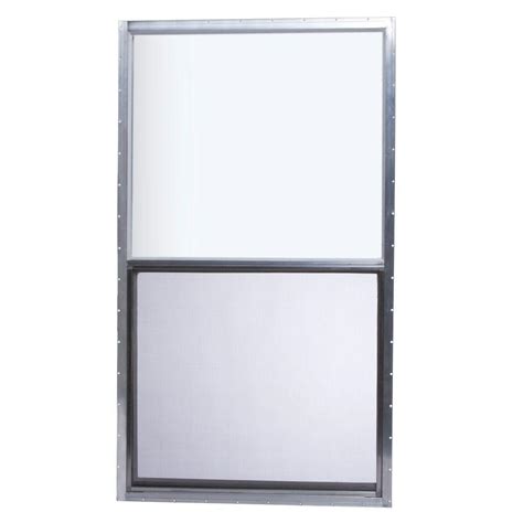 TAFCO WINDOWS 30 in. x 54 in. Mobile Home Single Hung Aluminum Window - Silver-MHW3155-M - The ...