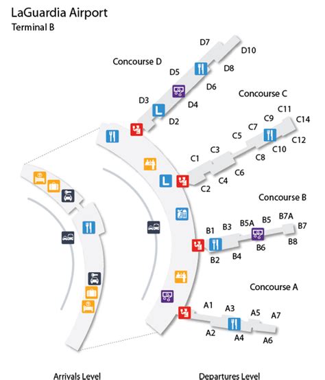 Laguardia Terminal B Map