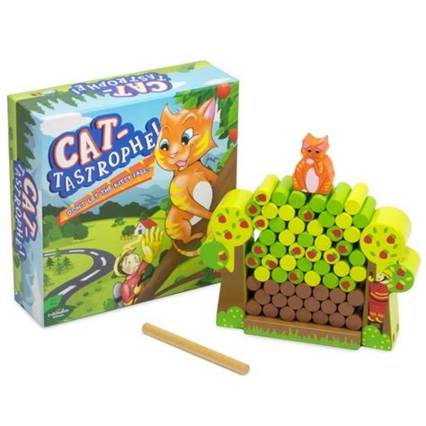 Cat-tastrophe! Children's Dexterity Game, Classic Wood Family Board ...