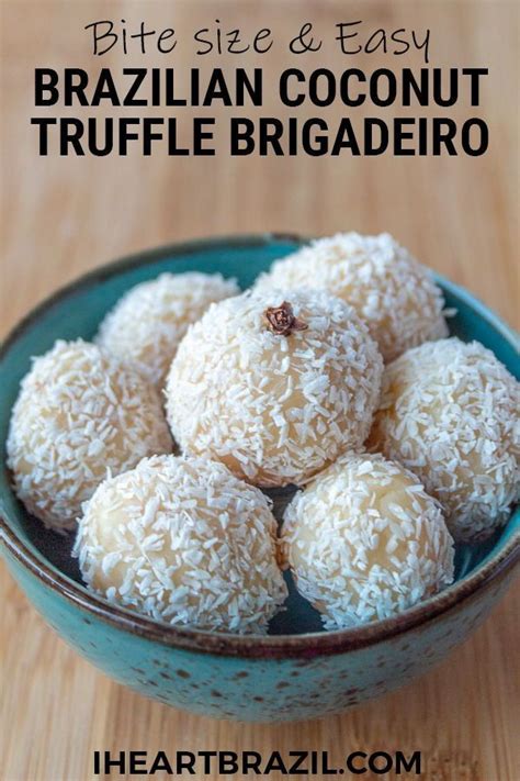 Brazilian Beijinho Recipe (Coconut Brigadeiro Truffles) - Check out this tasty and easy beijinho ...