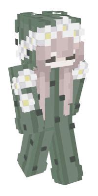 Flower Crown Minecraft Skins | NameMC | Minecraft skins, Minecraft girl ...