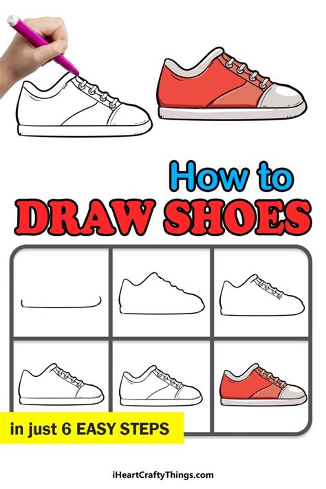 Shoe Drawing - How To Draw A Shoe Step By Step