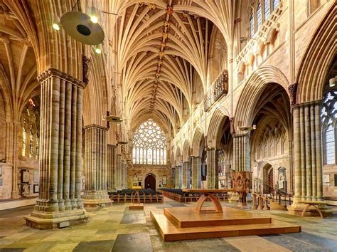 Exeter Cathedral - the Nave Cathedral Architecture, Religious Architecture, Architecture Art ...