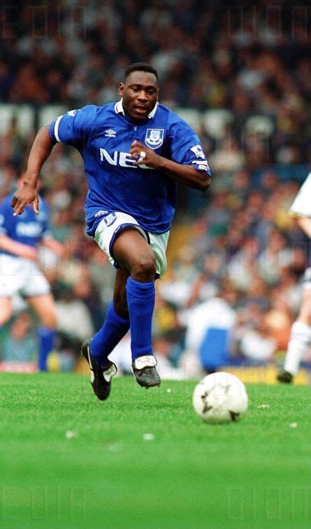 Daniel Amokachi of Everton in 1995.