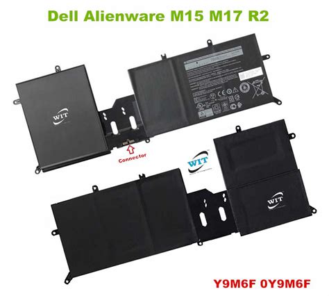 Y9M6F, CN-08K84Y Laptop battery for Dell ALIENWARE M15 R2 ALW15M-D4505B ...