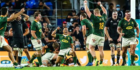 WATCH HIGHLIGHTS: Springboks' Victory Against New Zealand in Last-Gasp ...