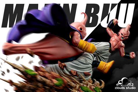 1/6 & 1/4 Scale Fat Buu VS Kid Buu - Dragon Ball Resin Statue - Clouds ...