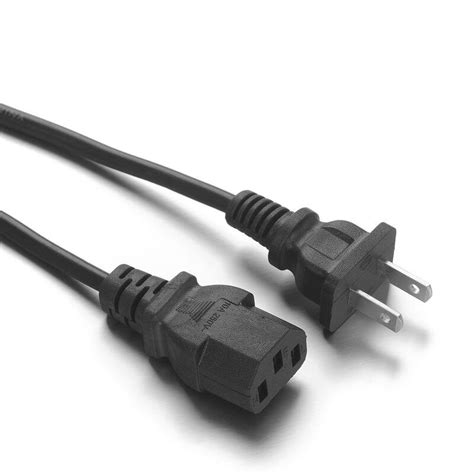 AC POWER CORD 1.2 Meters 2 Pin Plug Computer Power cable For Home ...