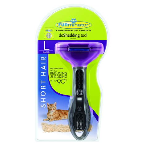 FURminator Short Hair deShedding Tool for Cats, Large | Deshedding, Furminator, Short hair styles