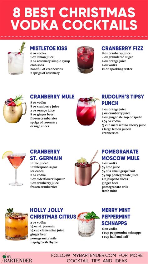 17 Christmas Vodka Cocktails to Drink | Recipe | Christmas drinks ...