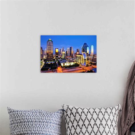 Downtown Dallas, TX skyline Wall Art, Canvas Prints, Framed Prints ...