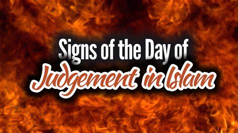 Signs of the Day of Judgement in Islam - YouTube