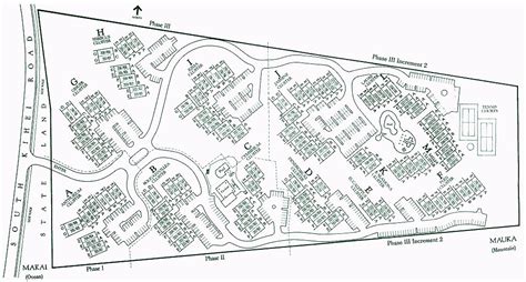 Map Layout Maui Kamaole