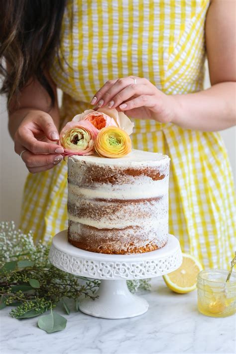 Lemon Tea Cake with Lemon Curd and Vanilla Cream Cheese Frosting | Constellation Inspiration