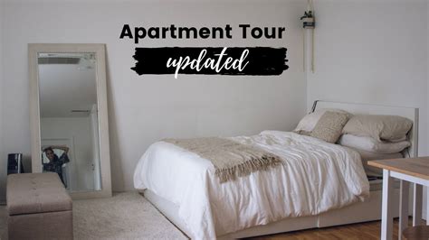 Updated Los Angeles Studio Apartment Tour | Minimal & Thrifted - YouTube