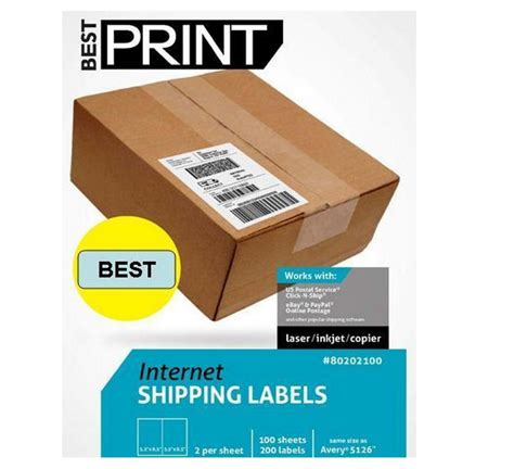 1000 Half Sheet – Best Print Shipping Labels | Tunguz Review | Technology, Science, and Gadgets