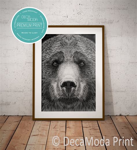 BEAR PRINT Bear Art Print Bear Decor Art Print Bear - Etsy