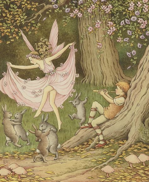 Ida Rentoul Outhwaite (1888 – 1960), "Fairies and Rabbits … | Flickr