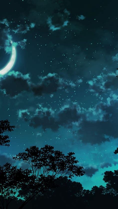 Anime Moonlight Wallpapers - Top Free Anime Moonlight Backgrounds - WallpaperAccess