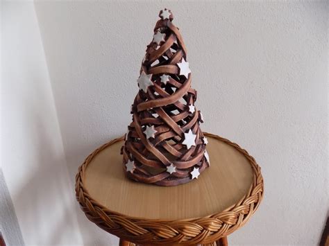 Wicker trees from supplier with ceramic tiles on it? | Coil pottery, Ceramic christmas ...
