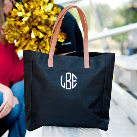 Personalized Tote Bag College Tote Bag Monogrammed Tote Bag | Etsy