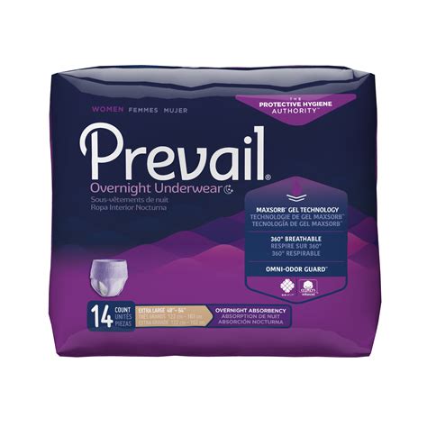 Prevail Protective Underwear For Women Overnight X-large « Medical Mart