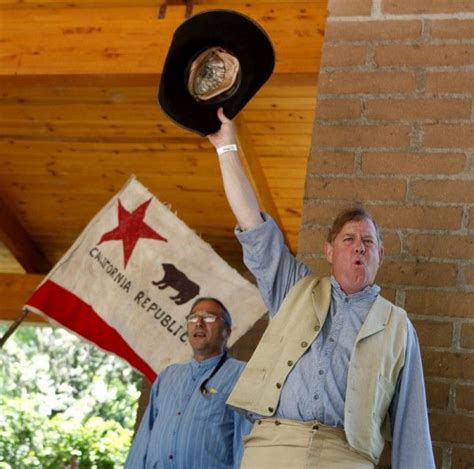 George Webber in California Bear Flag Revolt Reenactment in Sonoma | California bear, Flag, Bear