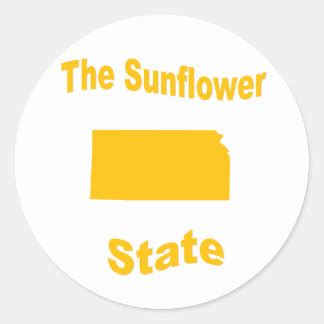 Kansas: The Sunflower State Sticker