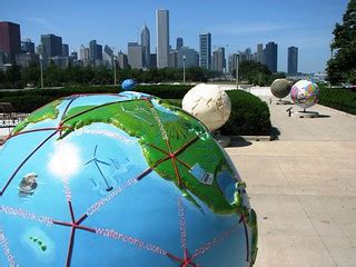 Cool Globes Downtown Chicago | More than 120 5-foot world gl… | Flickr