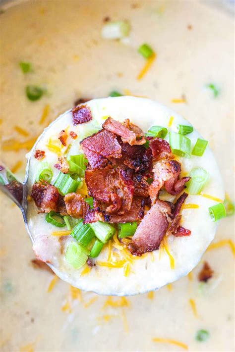 Ninja Foodi Loaded Potato Soup - The Top Meal