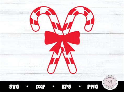 Candy Cane SVG, Winter Svg, Christmas Svg, Crossed Candy Canes Svg ...