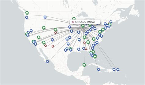 Southwest flights from Chicago, MDW - FlightsFrom.com