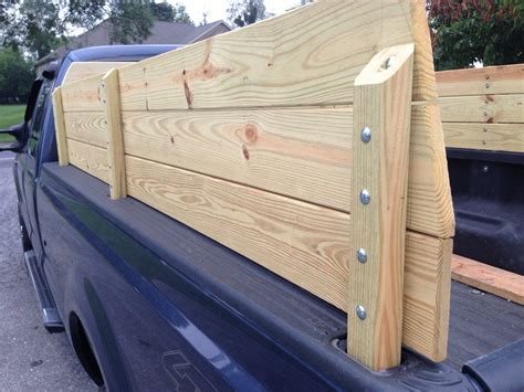 Pickup Truck Sideboards/Stake Sides - Ford Super Duty : 4 Steps (with ...