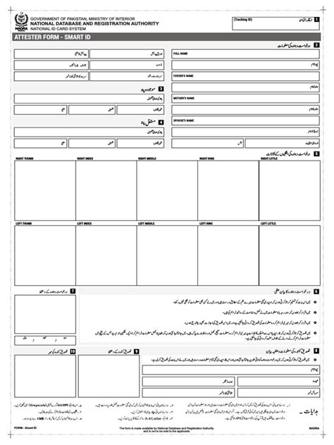 Attester Form nadra | Government And Personhood | Written Communication