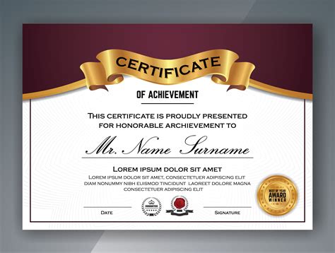 Multipurpose Professional Certificate Template Design. Vector il 234730 Vector Art at Vecteezy