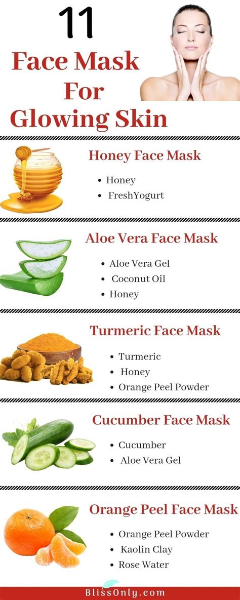 Getting glowing skin is very easy through these homemade face masks. You can prepare these masks ...