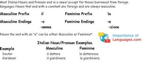 Italian Grammar Rules, Verbs, Nouns, Adjectives