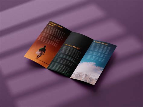 Travel Agency Trifold Brochure Design on Behance