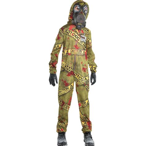 Quarantine Zombie Halloween Costume for Boys, Large, with Accessories 13051848446 | eBay