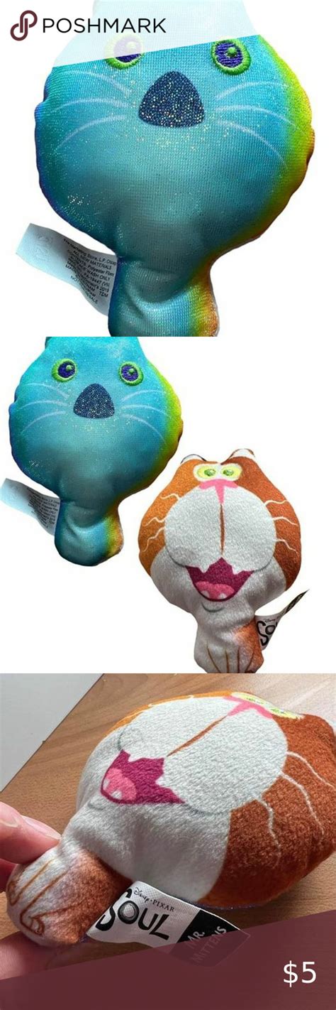 Disney Pixar Soul Mr. Mittens Cat Plush McDonalds Toy Happy Meal