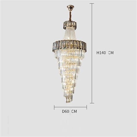 Modern Spiral Design Staircase Crystal Chandelier – ATY Home Decor