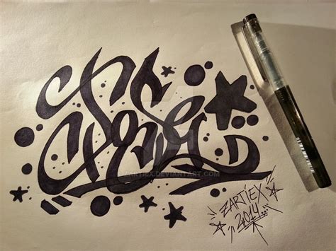 Como dibujar letras 3D de graffitis faciles by Zartiex on DeviantArt