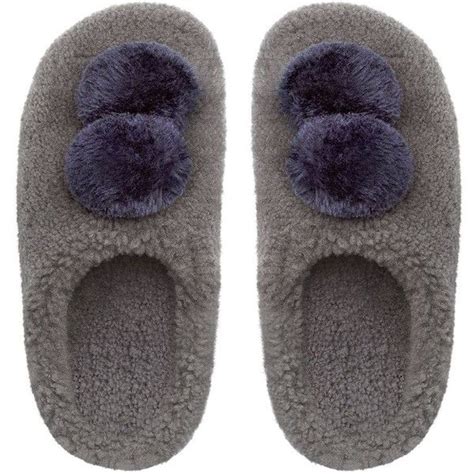 FitFlop House™ with Pom Poms Shearling Slippers | Shearling slippers ...