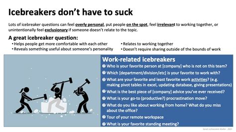 ice-breakers don't have to suck — Ask a Manager